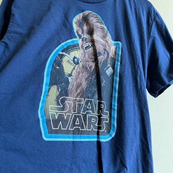 Star Wars T Shirt Mens Size XL Chewbacca Chewie Bl‎ - Picture 3 of 4